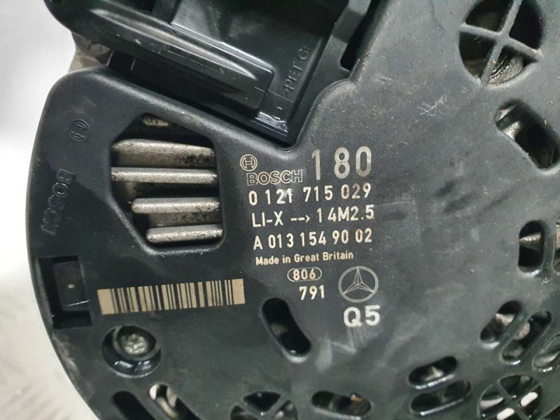 Recambio de alternador para mercedes-benz clase c (w204) berlina c 220 cdi (204.008) referencia OEM IAM A0131549002 0121715029 B