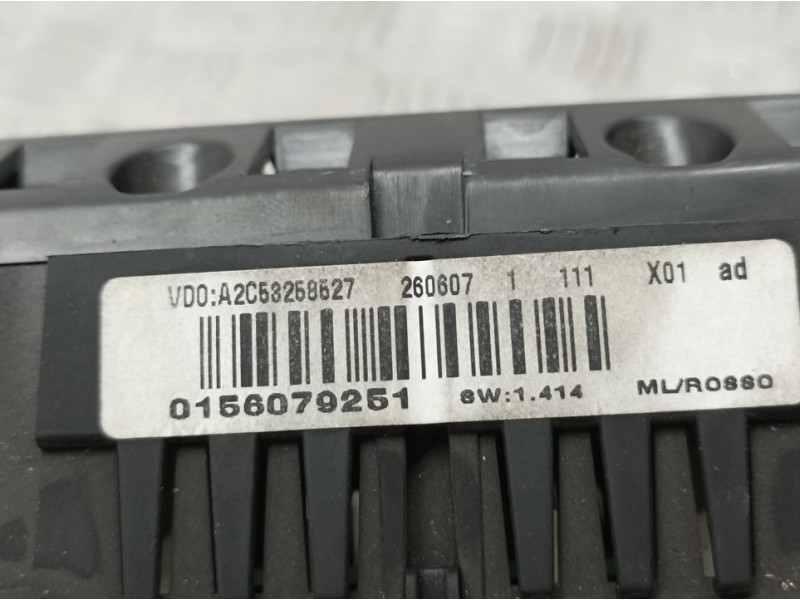 Recambio de cuadro instrumentos para alfa romeo 159 (140) 1.9 jtdm 16v / selective referencia OEM IAM 0156079251 A2C53268627 VDO
