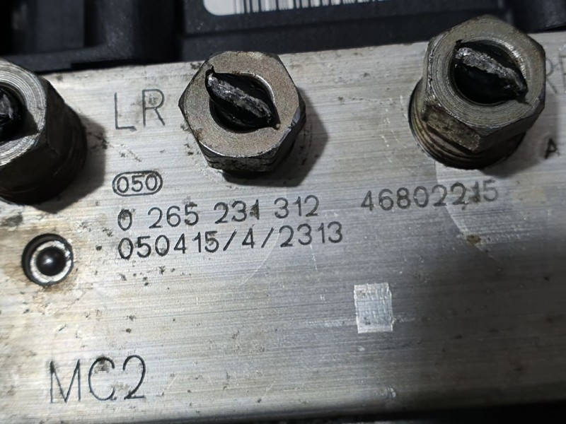 Recambio de abs para fiat panda (169) 1.2 8v dynamic referencia OEM IAM 46802215 0265234312 BOSCH