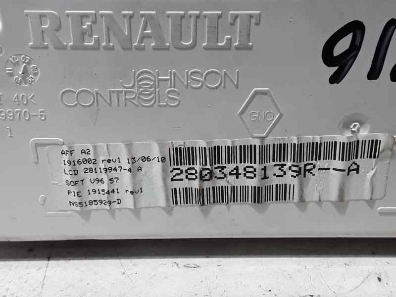 Recambio de pantalla multifuncion para renault clio iii authentique referencia OEM IAM 280348139R  