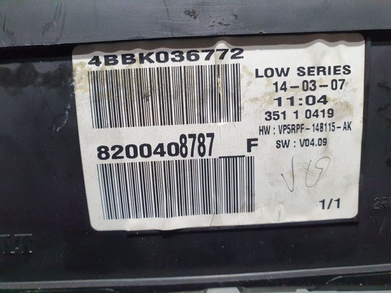 Recambio de cuadro instrumentos para renault megane ii berlina 5p authentique referencia OEM IAM 8200408787F 35110419 