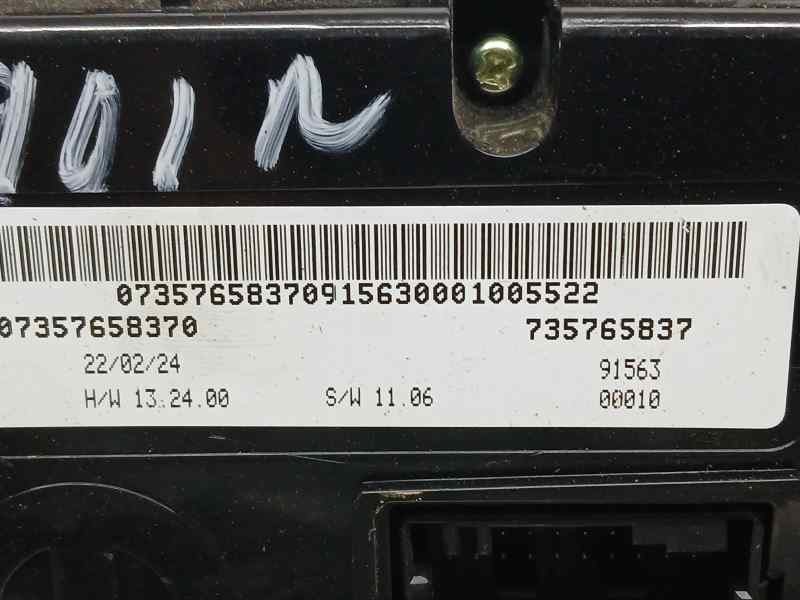 Recambio de mando climatizador para fiat tipo ii (357) berlina cross referencia OEM IAM 7357658370  