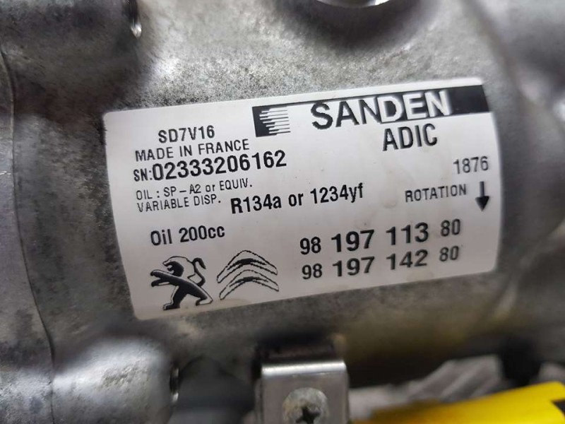 Recambio de compresor aire acondicionado para peugeot boxer furgón 330 l1h1 premium bluehdi 120 start&stop referencia OEM IAM 98
