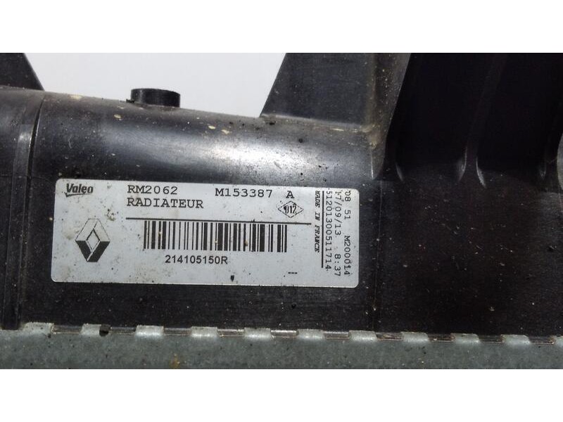 Recambio de radiador agua para renault scenic iii dynamique referencia OEM IAM 214105150R m153387 Valeo