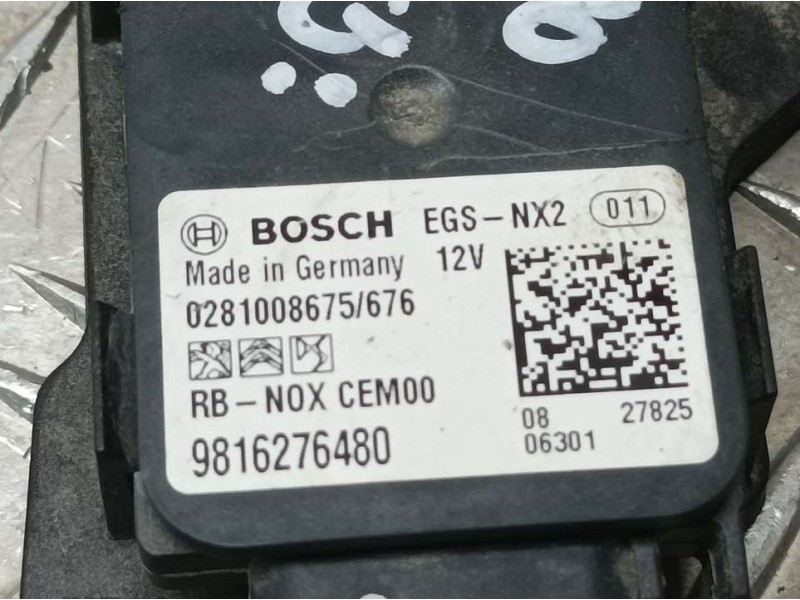 Recambio de sonda lambda para toyota proace furgon referencia OEM IAM 9816276480 0281008675676 BOSCH