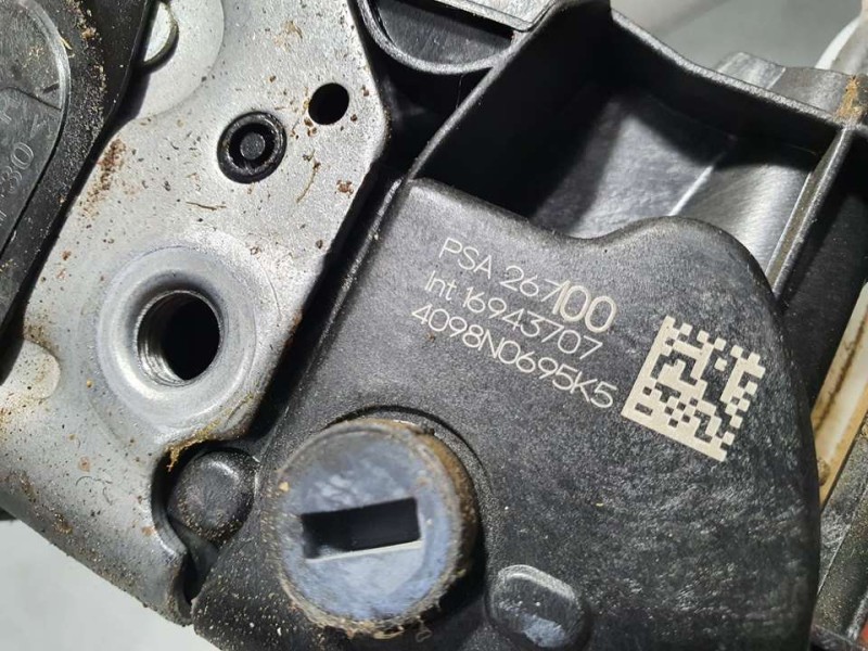 Recambio de cerradura puerta trasera derecha para opel crossland x excellence referencia OEM IAM 267100 16943707 6 PINES