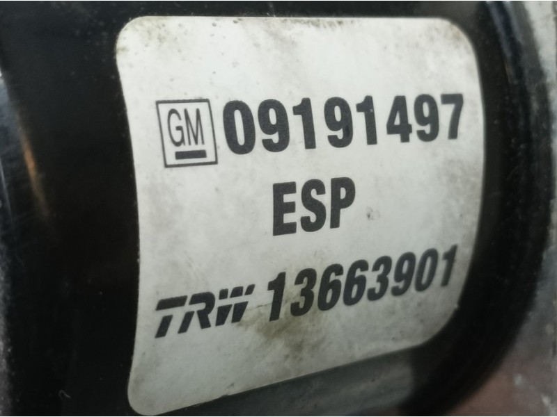 Recambio de abs para opel vectra c berlina club referencia OEM IAM 13663901 54084696A TRW