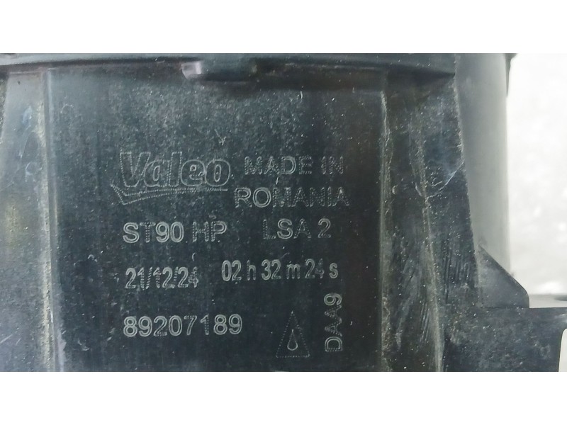 Recambio de faro antiniebla izquierdo para peugeot 308 ii (lb_, lp_, lw_, lh_, l3_) 1.2 thp 110 referencia OEM IAM 89207189 VALE