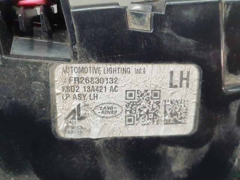 Recambio de piloto trasero izquierdo para land rover range rover evoque evoque referencia OEM IAM K8D213A421AC FR26830132 INTERI