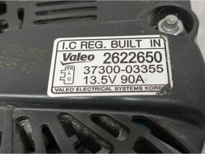 Recambio de alternador para hyundai i20 go referencia OEM IAM 3730003355 2622650 VALEO