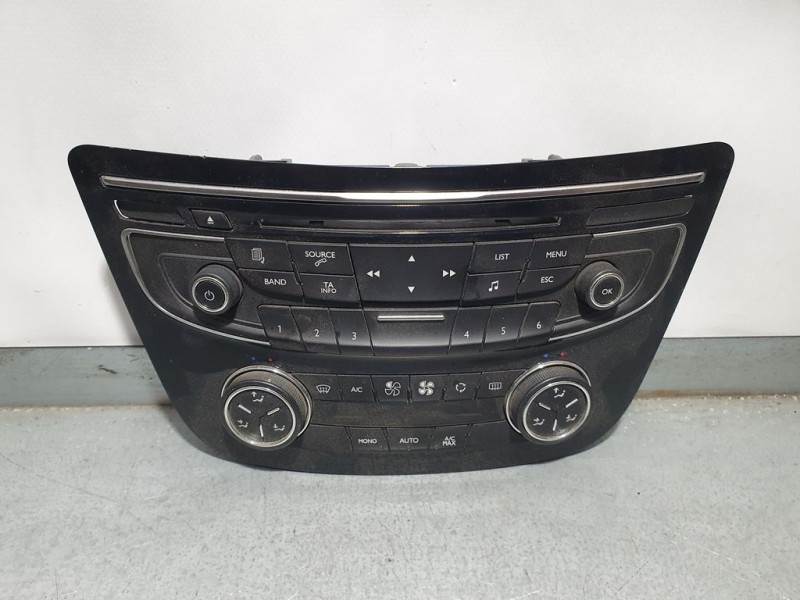 Recambio de mando climatizador para peugeot 508 access referencia OEM IAM 98023791XZ  