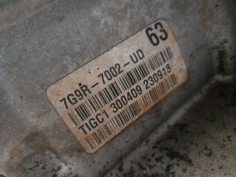 Recambio de caja cambios para ford s-max (ca1) trend referencia OEM IAM 7G9R7002UD  6VELOCIDADES