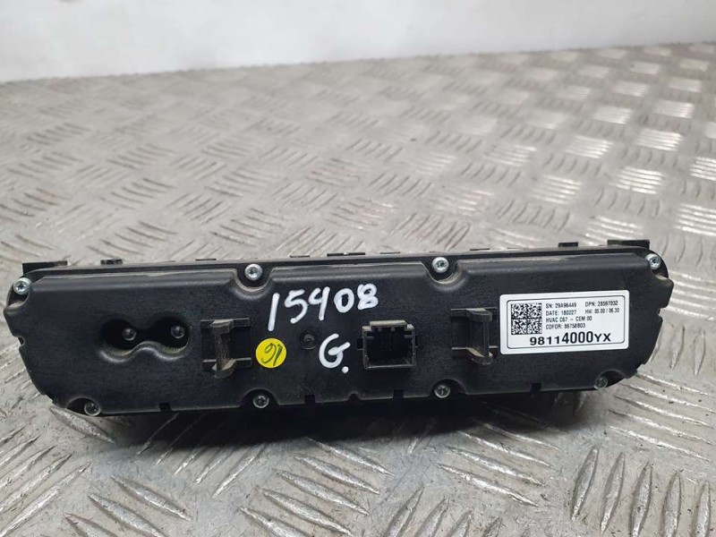 Recambio de mando calefaccion / aire acondicionado para opel crossland x excellence referencia OEM IAM 98114000YX 28597032 