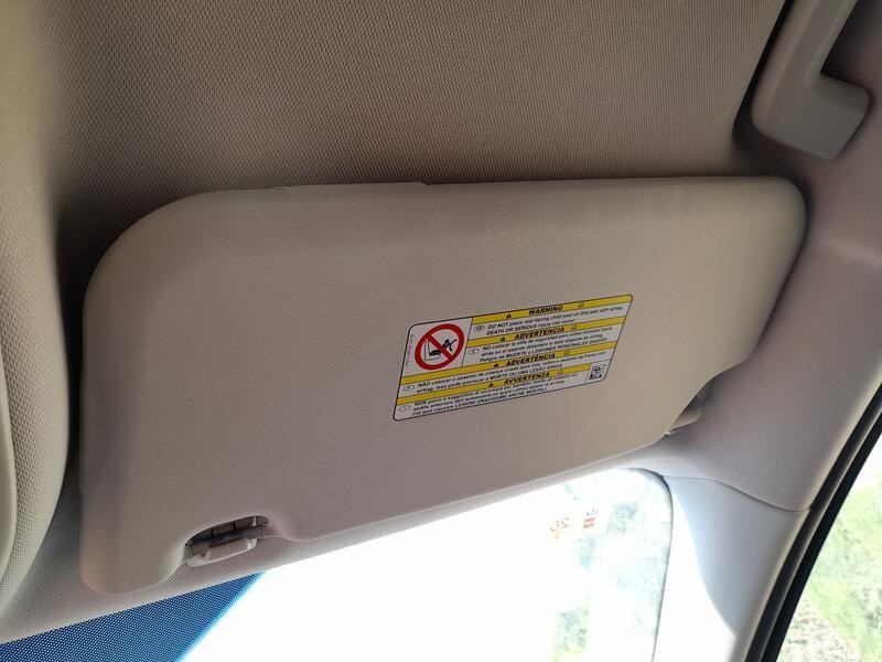 Recambio de parasol derecho para ford focus iii 1.6 ecoboost referencia OEM IAM 1725743  