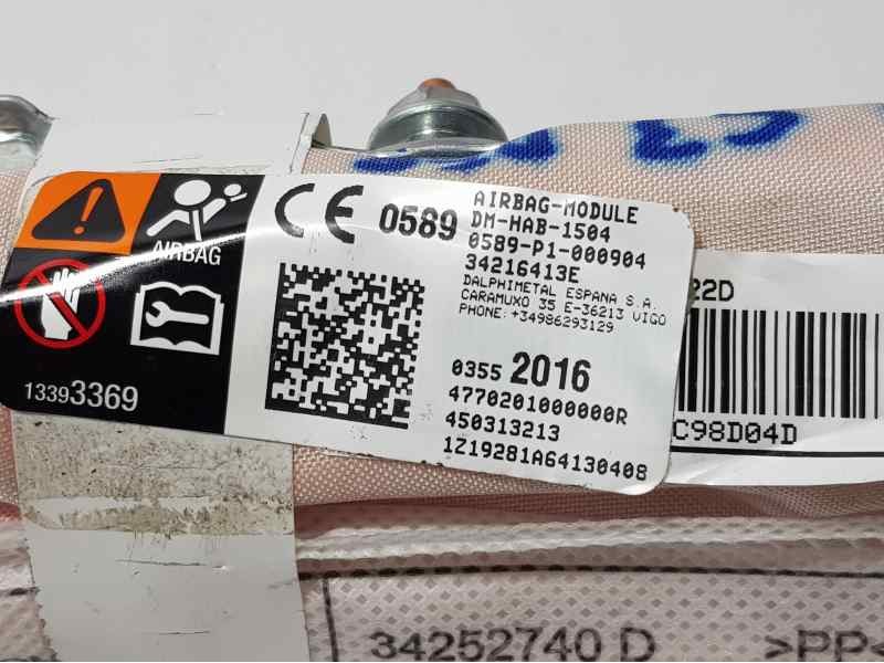 Recambio de airbag cortina delantero derecho para citroën c3 aircross 1.2 12v e-thp / puretech referencia OEM IAM 03552016 34216