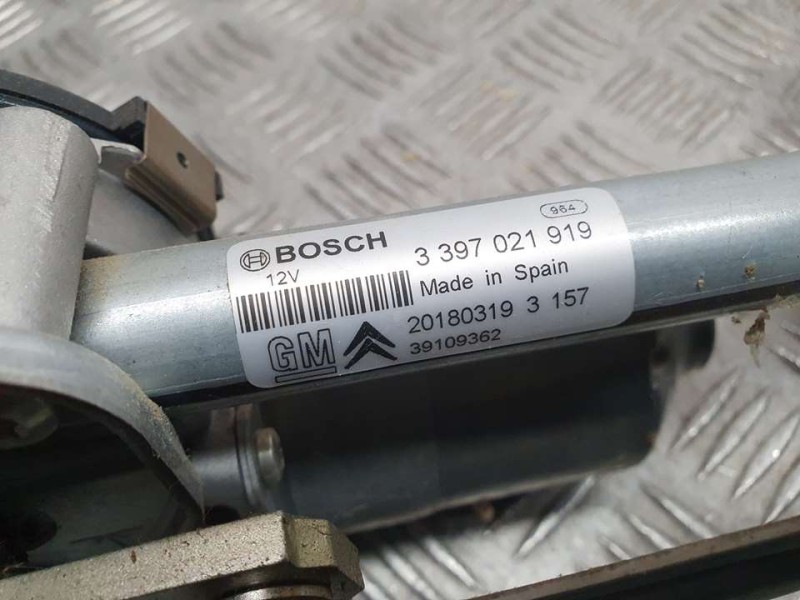 Recambio de motor limpia delantero para opel crossland x excellence referencia OEM IAM 39109362 3397021919 BOSCH