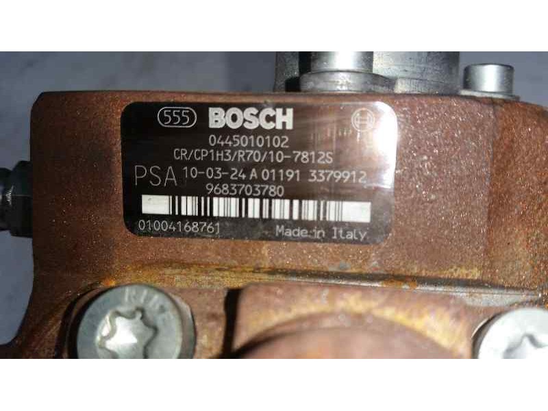 Recambio de bomba alta presion para citroën xsara picasso 1.6 16v hdi referencia OEM IAM 0445010102 9683703780 BOSCH