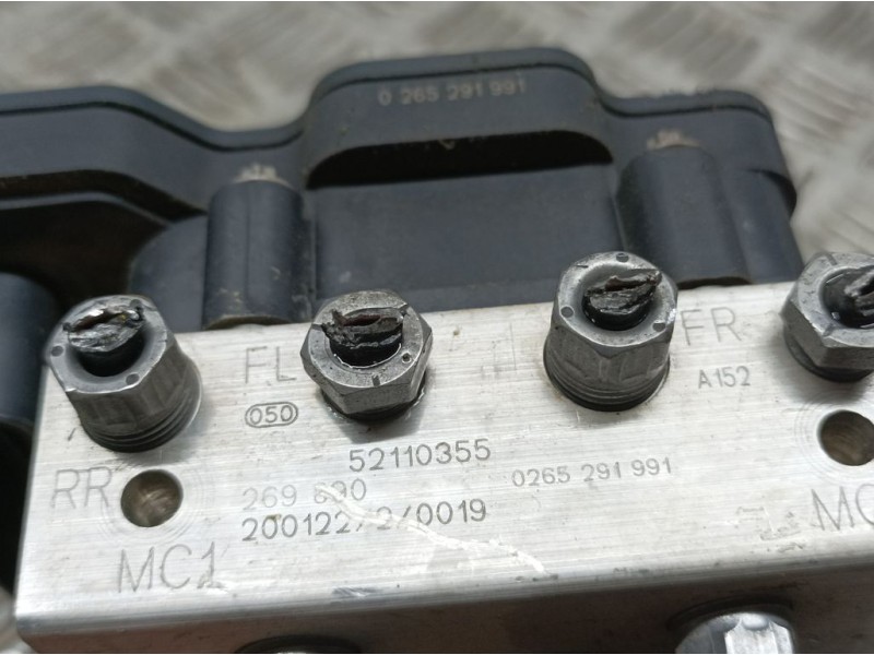 Recambio de abs para fiat nuova 500 (150) lounge referencia OEM IAM 52110355 0265291991 BOSCH