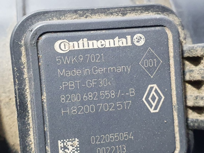 Recambio de caudalimetro para renault scenic iii dynamique referencia OEM IAM 8200682558B 5WK97021 CONTINENTAL