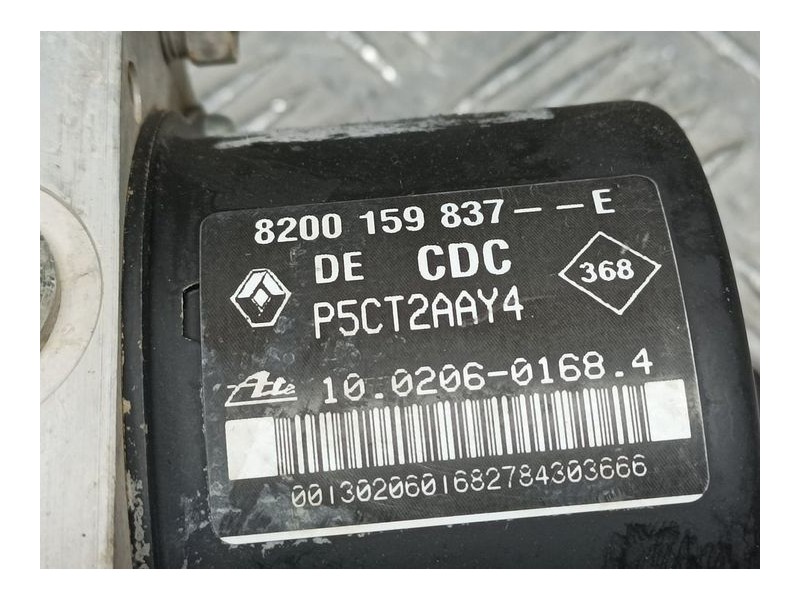 Recambio de abs para renault espace iv (jk0) grand espace dynamique referencia OEM IAM 8200159837E 10020601684 ATE