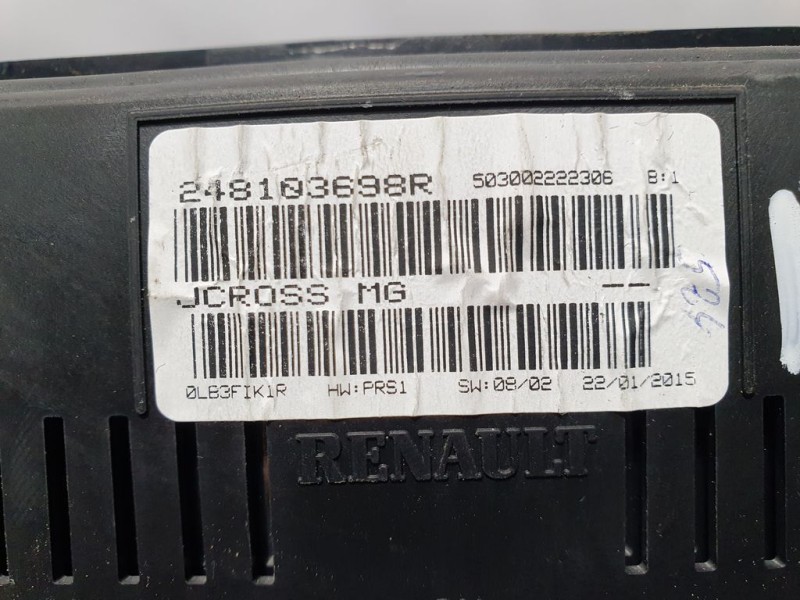Recambio de cuadro instrumentos para renault scenic iii dynamique referencia OEM IAM 248103696R 503002222306 MAGNETI MARELLI