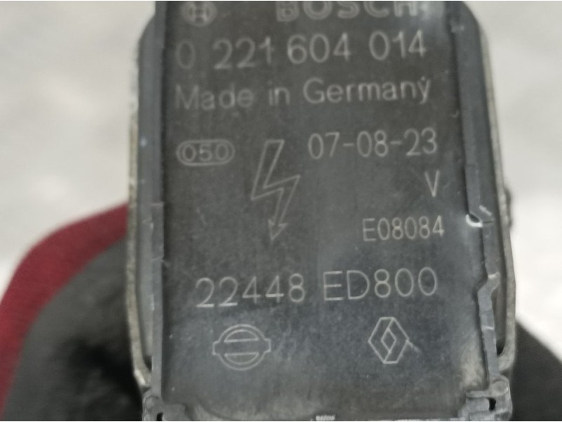 Recambio de bobina encendido para renault laguna iii dynamique referencia OEM IAM 22448ED800 0221604014 BOSCH
