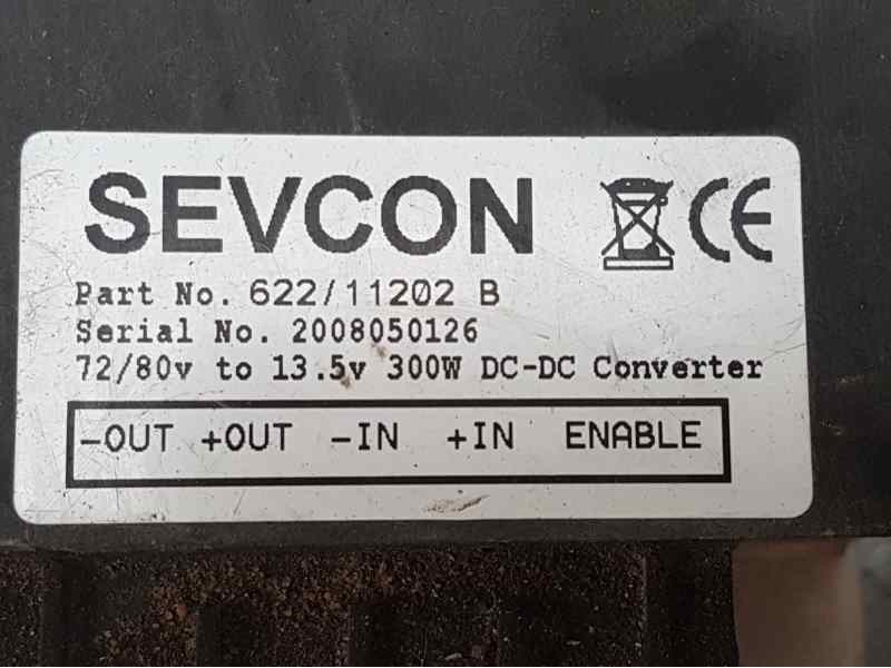 Recambio de convertidor para miles zx40st electrico referencia OEM IAM 62211202B  SEVCON