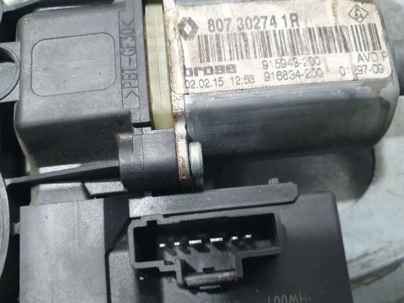 Recambio de elevalunas delantero derecho para renault scenic iii dynamique referencia OEM IAM 807302741R  BROSE ELECTRICO 6 PINS