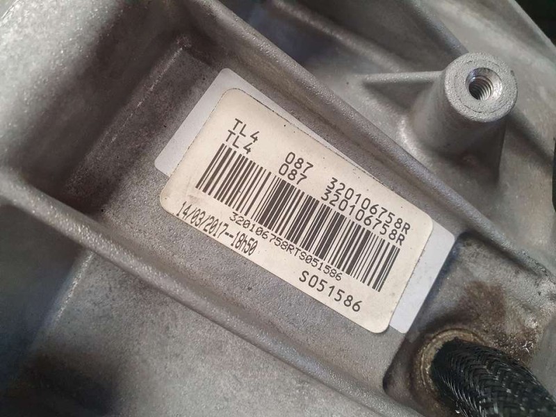 Recambio de caja cambios para renault megane iv berlina 5p zen referencia OEM IAM TL4087 S051586 6VELOCIDADES