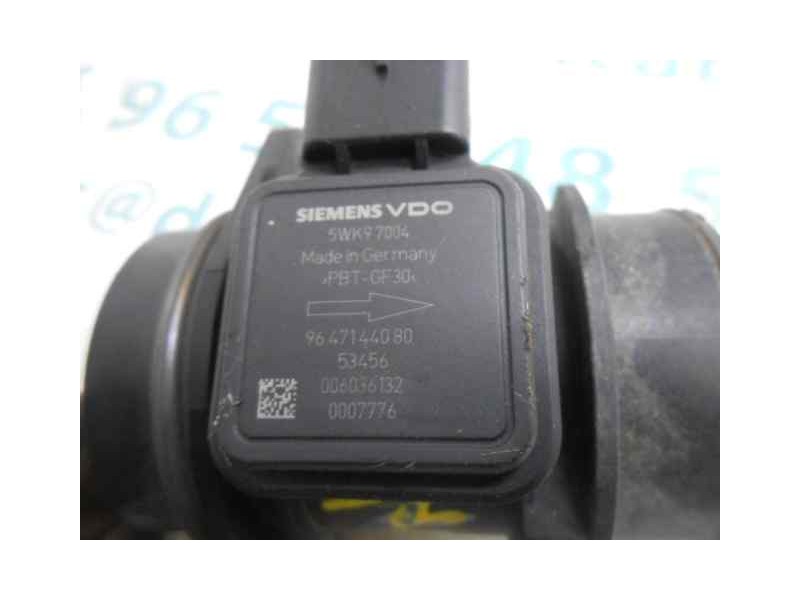 Recambio de caudalimetro para ford fiesta (cbk) ambiente referencia OEM IAM 5WK97004 9647144080 SIEMENS VDO