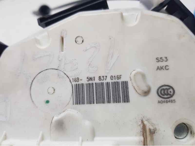 Recambio de cerradura puerta delantera derecha para volkswagen tiguan (5n2) r-line bluemotion referencia OEM IAM 6N1837016F  6 P