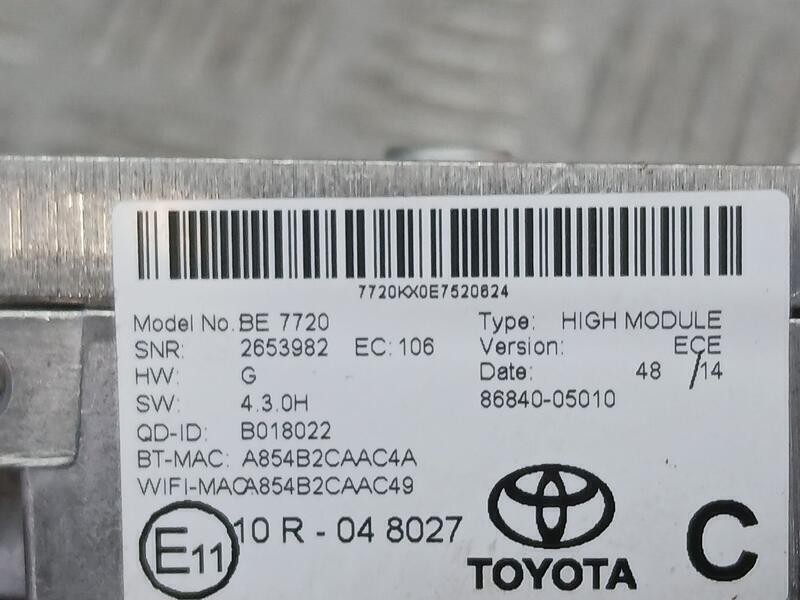 Recambio de modulo electronico para toyota rav 4 exclusive referencia OEM IAM 8684005010 MODULO WIFI A854B2CAAC4A