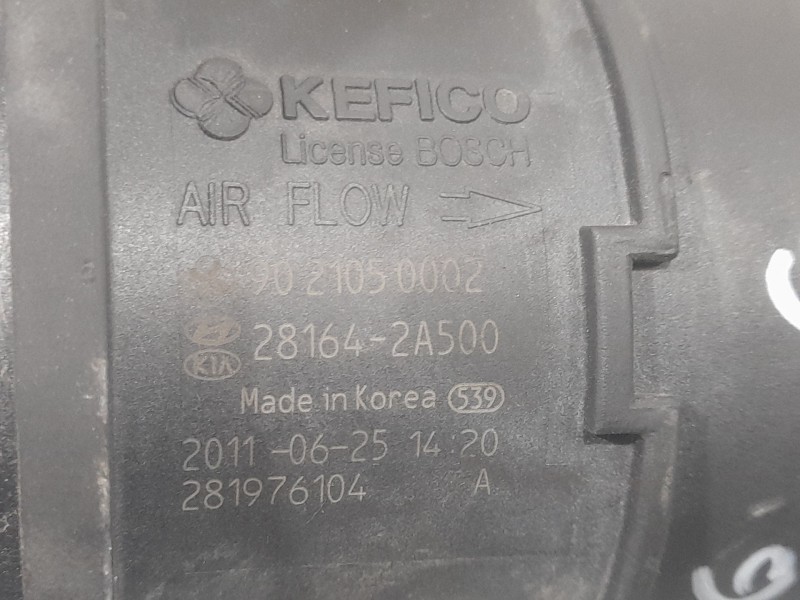 Recambio de caudalimetro para kia cee´d hatchback (ed) 1.6 crdi 90 referencia OEM IAM 281642A500 9021050002 KEFICO