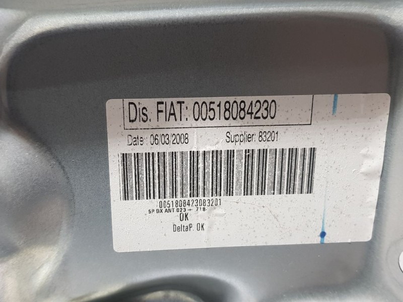 Recambio de elevalunas delantero derecho para lancia musa (184) oro referencia OEM IAM 00518084230  ELECTRICO