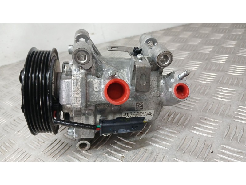 Recambio de compresor aire acondicionado para citroën c3 iii (sx) 1.2 puretech 82 referencia OEM IAM 9830148880 9808860080 JSR11