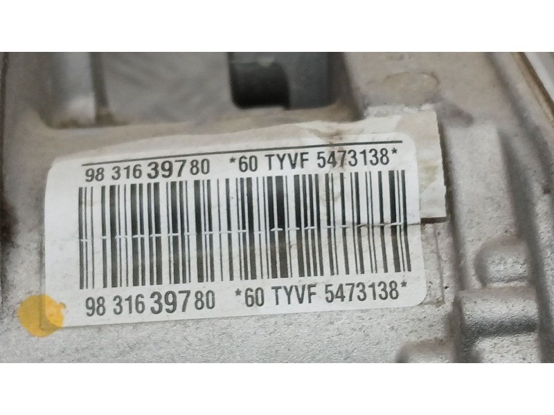 Recambio de cremallera direccion para citroën c3 iii (sx) 1.2 puretech 82 referencia OEM IAM 9831639780 ELECTRO-MECANICA 