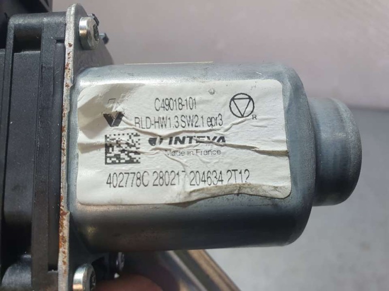 Recambio de elevalunas trasero izquierdo para renault megane iv berlina 5p zen referencia OEM IAM 827218403R  ELECTRICO 6 PINES