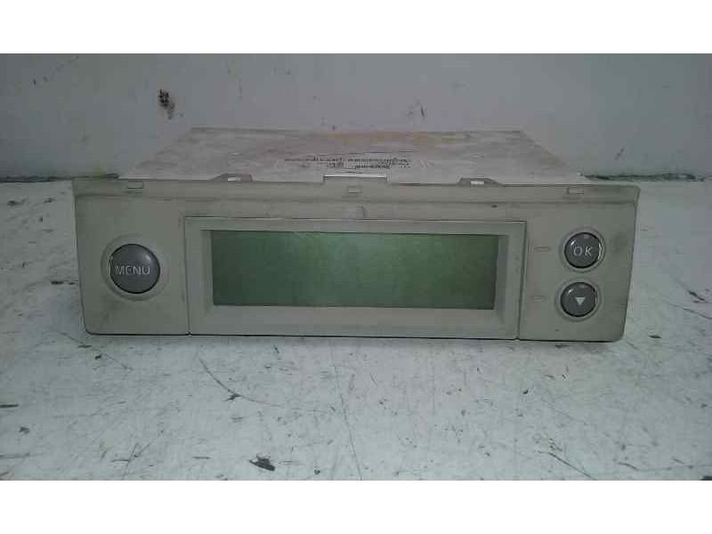 Recambio de pantalla multifuncion para nissan micra (k12e) acenta referencia OEM IAM AX607  