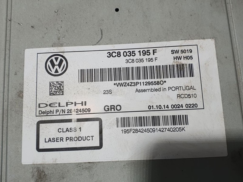 Recambio de sistema navegacion gps para volkswagen tiguan (5n2) r-line bluemotion referencia OEM IAM 3C8035195F 28424509 DELPHI