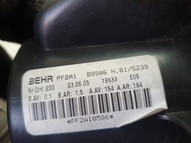 Recambio de ventilador calefaccion para peugeot 307 (s1) xs referencia OEM IAM B9506N  