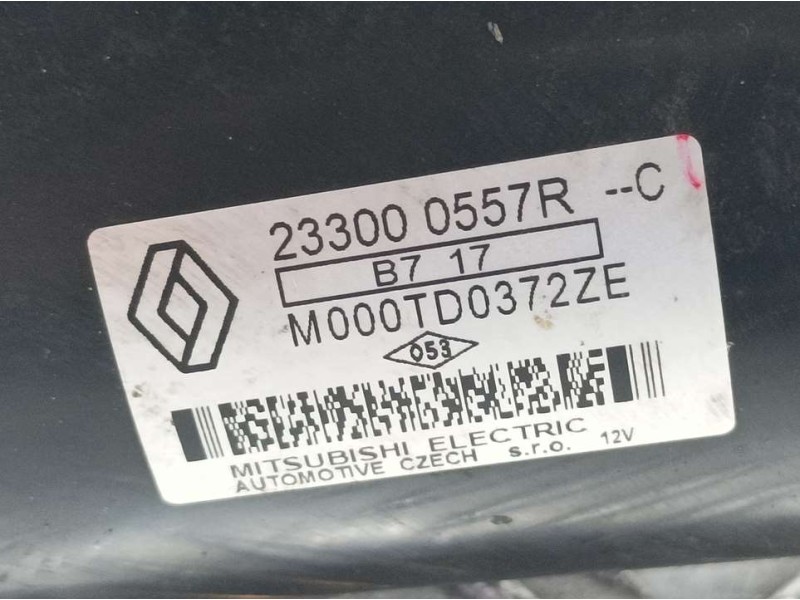 Recambio de motor arranque para renault megane iv berlina 5p zen referencia OEM IAM 233000557R M000TD0372ZE MITSUBISHI
