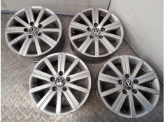 Recambio de juego llantas aluminio para volkswagen golf plus (521) advance referencia OEM IAM 6.5X15 5 TORN ET50 ALUMINIO ROZADA
