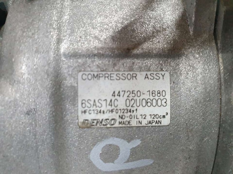 Recambio de compresor aire acondicionado para mercedes-benz clase b (w246) b 180 cdi (246.212) referencia OEM IAM 4472501680 6SA