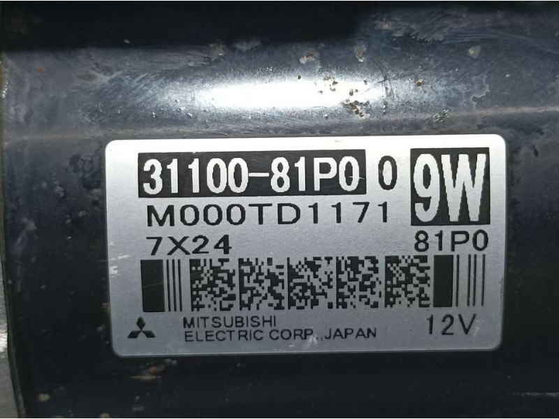 Recambio de motor arranque para suzuki ignis (/mf) 1.2 16v dualjet shvs cat glx (5p) 01. - 12.19 referencia OEM IAM 311081P0 M00