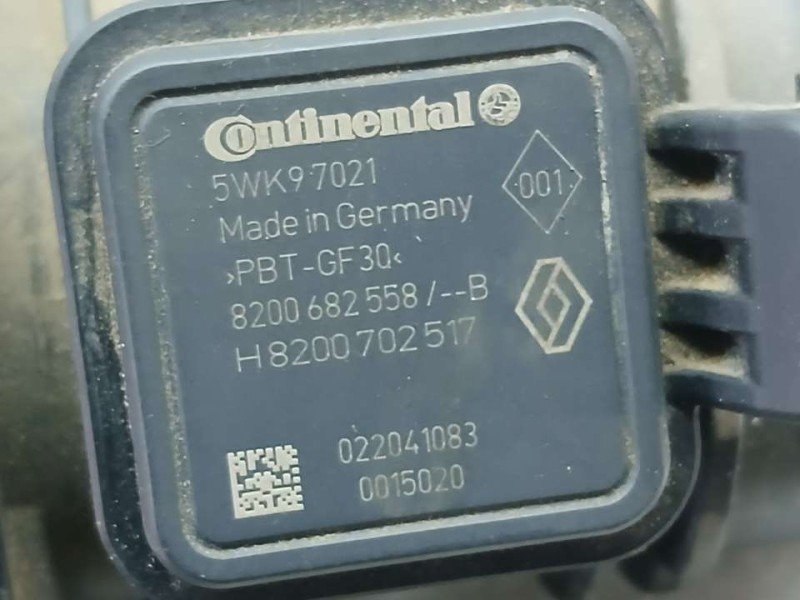 Recambio de caudalimetro para renault laguna iii authentique referencia OEM IAM 8200682558B 5WK97021 CONTINENTAL