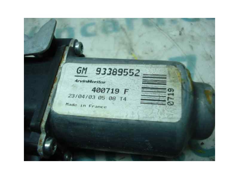Recambio de elevalunas delantero derecho para opel meriva cosmo referencia OEM IAM 93186831  ELECTRICO 6 PINS