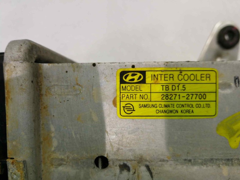 Recambio de intercooler para hyundai getz (tb) 1.5 crdi referencia OEM IAM 2827127700  