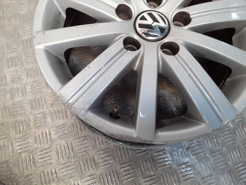 Recambio de juego llantas aluminio para volkswagen golf plus (521) advance referencia OEM IAM 6.5X15 5 TORN ET50 ALUMINIO ROZADA