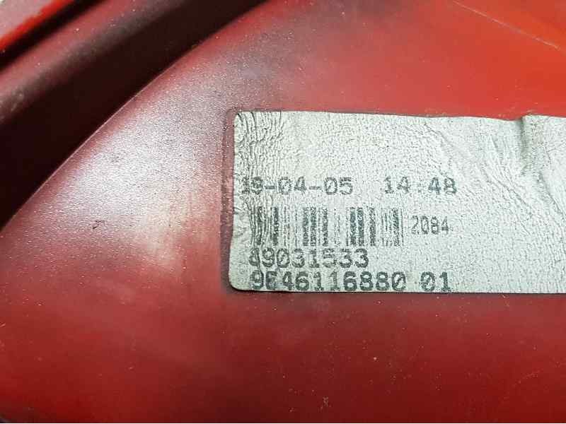 Recambio de piloto trasero derecho para peugeot 1007 dolce referencia OEM IAM 9646116880  ROZADO