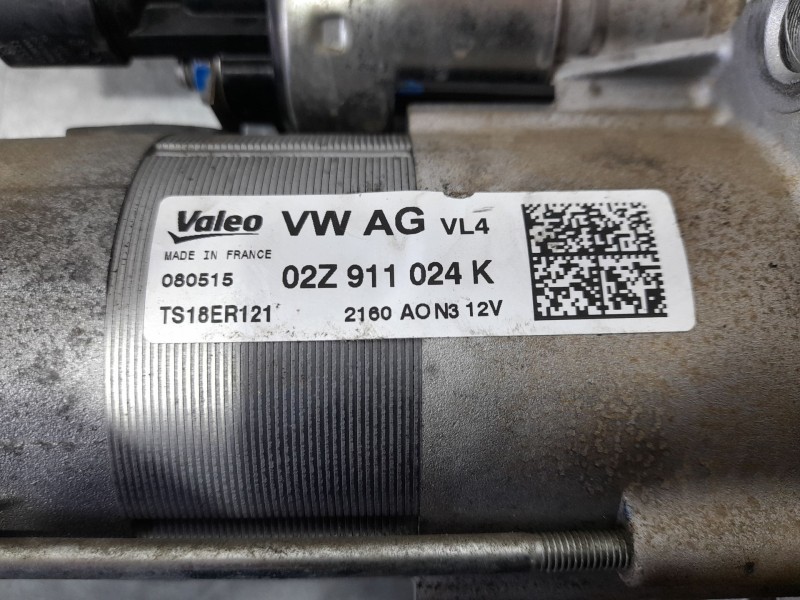 Recambio de motor arranque para seat ibiza iv (6j5, 6p1) 1.6 tdi referencia OEM IAM 02Z911024K  